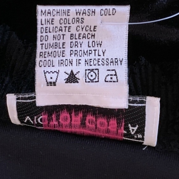 NWT Victor Costa Occasion Black Velvet Blouse Lace Collar & Cuffs Sz L #247A - Picture 6 of 6